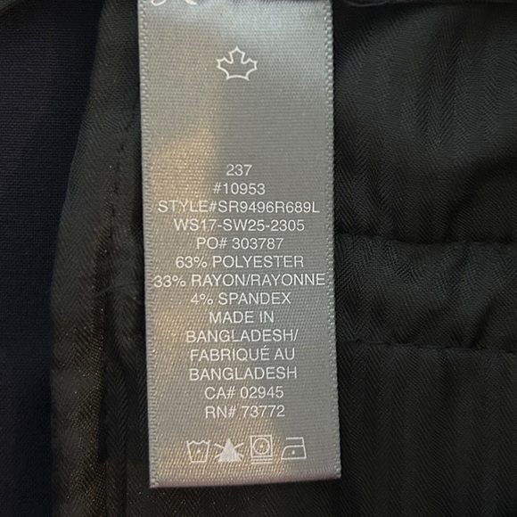 Sears Blue Easy Care Dress Pants Women’s Size 12 career Office Business Casual - Picture 5 of 8